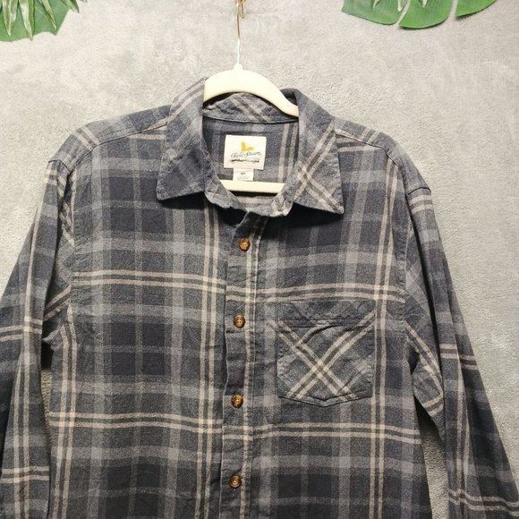 FIELD & STREAM Men Flannel Shirt Winter Button-Up Pocket Casual Plaid MEDIUM - Picture 2 of 11